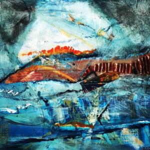 Coastal Chaos,Amanda Lyon-Smith,teignmouth,artist,devon