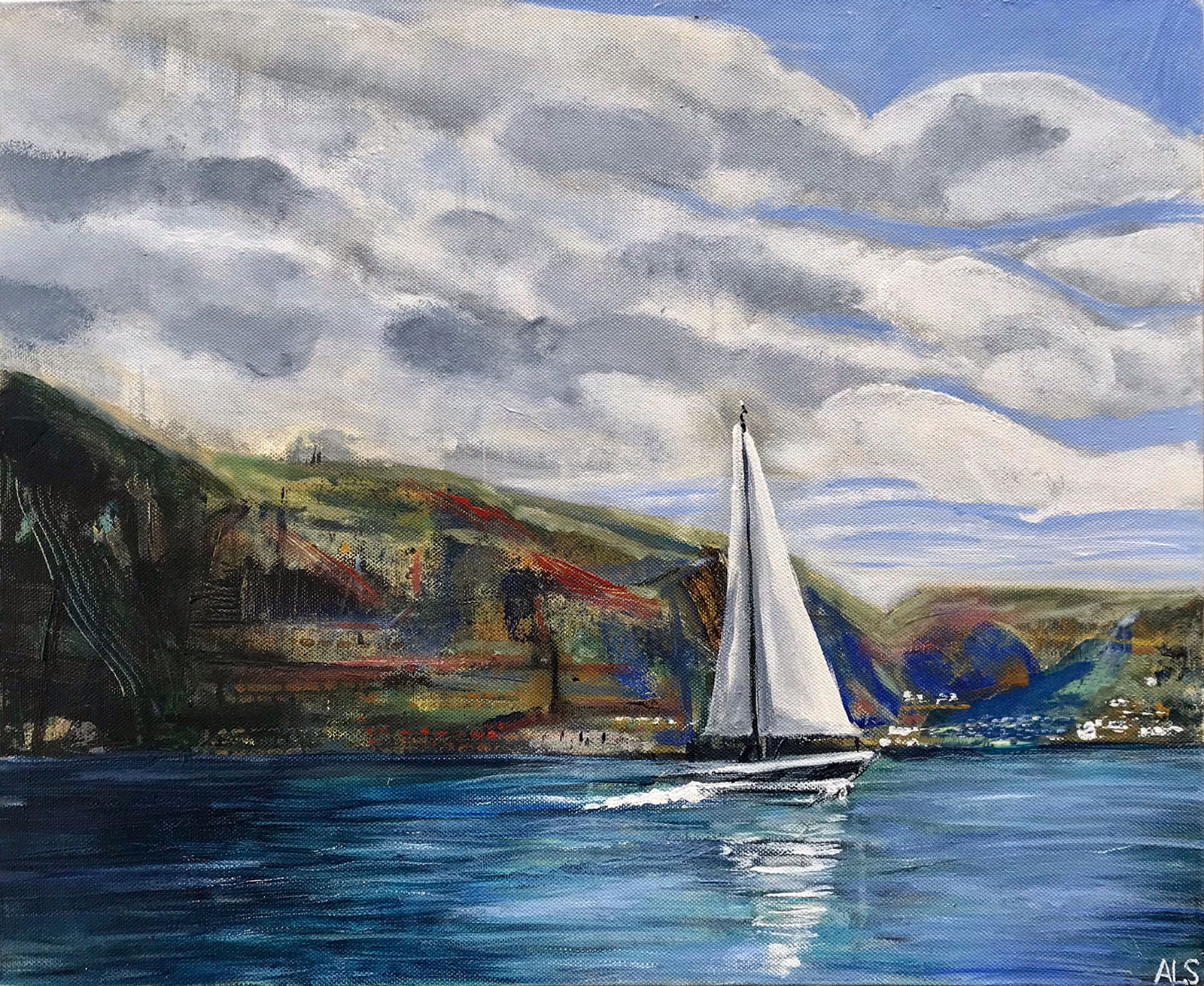 Set Sail,Amanda Lyon-Smith,artist,teignmouth,devon